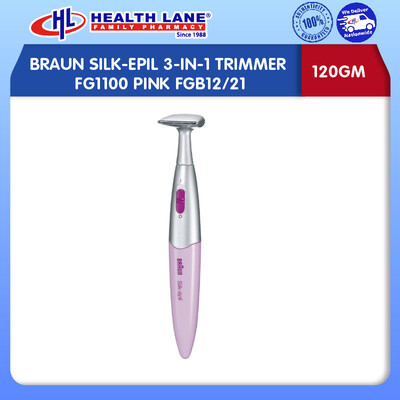 BRAUN SILK-EPIL 3-IN-1 TRIMMER FG1100 PINK FGB12/21 (120GM)